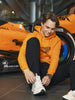 04317-183-M | AERO-ACTIVE X MCLAREN F1 TEAM | SNOW WHITE/PAPAYA