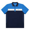 104920-452 | CORE TEAM BLOCK POLO | NAVY / FRENCH BLUE / WHITE