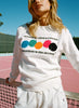 106074-100 | ROWING BLAZERS X K-SWISS CREWNECK-SWEATSHIRT | WEISS
