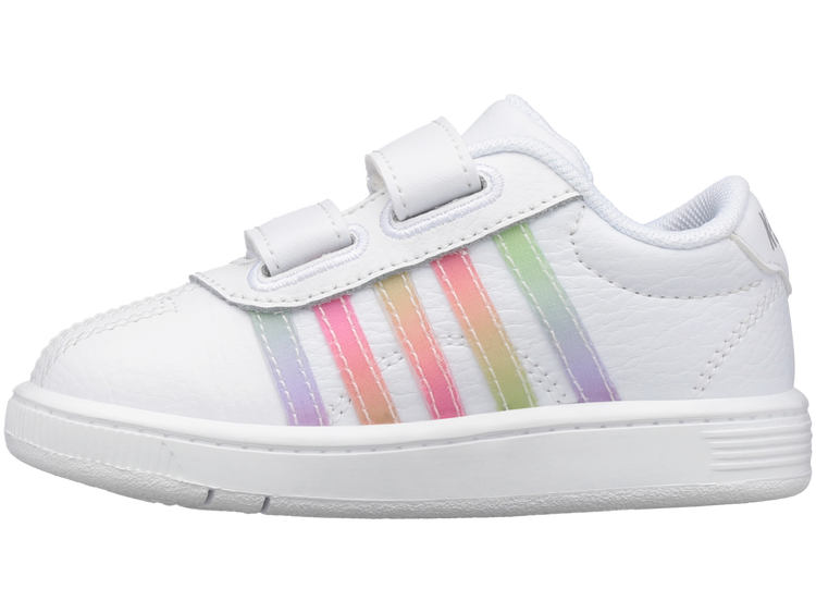 27004-103-M | CLASSIC PRO EL STRAP | WHITE/PASTEL RAINBOW