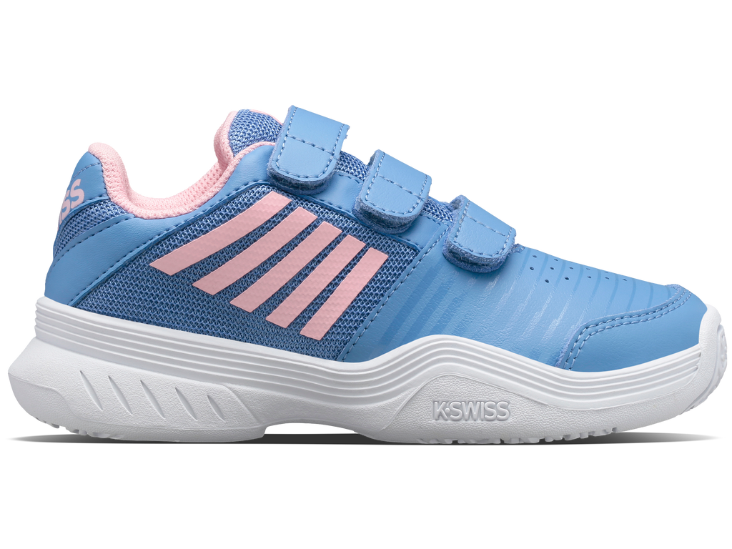 56610-454-M | COURT EXPRESS STRAP OMNI | SILVER LAKE BLUE/WHITE/ORCHID PINK